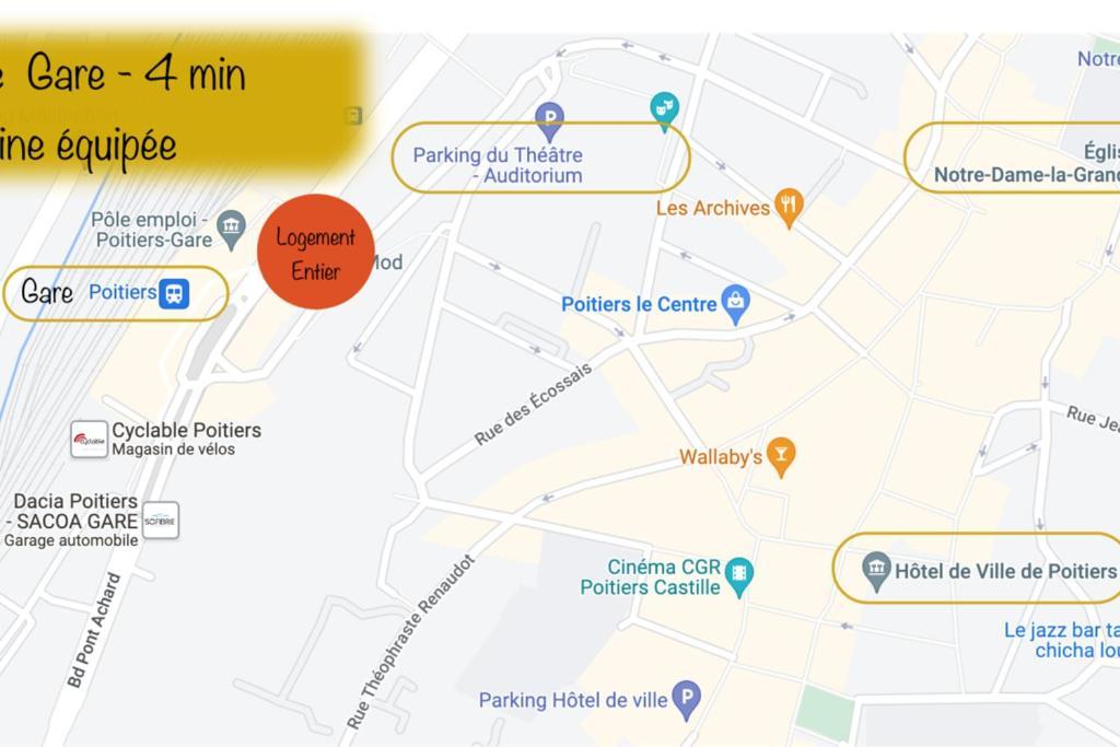 Appartement En Face De La Gare - Centre Ville Puvatya Dış mekan fotoğraf